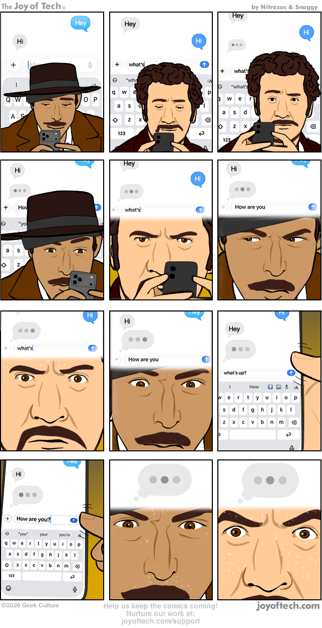 Text-ican standoff!