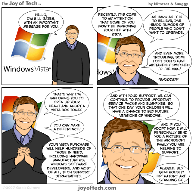 The Joy of tech comic