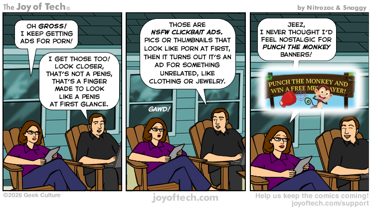 NSFW clickbait ads